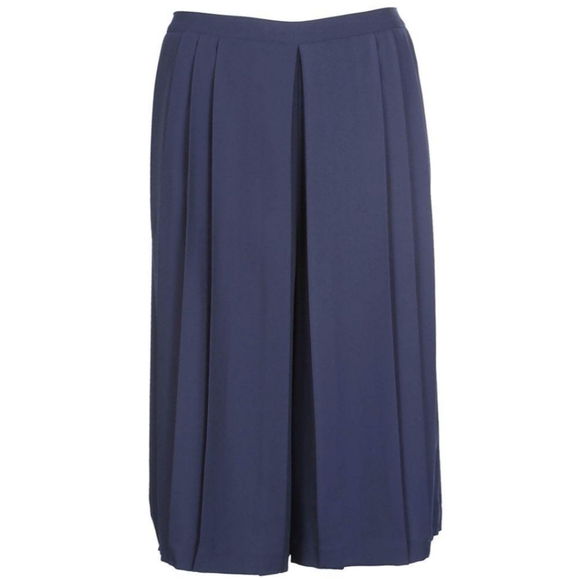 TORY BURCH Pleated Navy Skirt - Picture 4 of 9